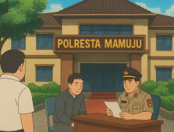 Kades Tanambuah Serahkan Diri ke Polresta Mamuju Setelah Lama Berstatus DPO