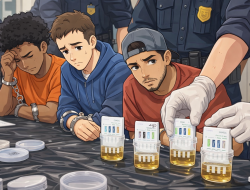 Polres Majene Lakukan Tes Urine Mendadak Usai Oknum Anggota Polsek Diamankan BNNP Sulbar