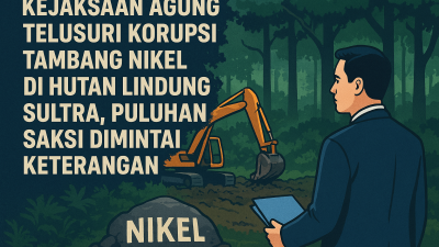 Kejaksaan Agung Telusuri Korupsi Tambang Nikel di Hutan Lindung Sultra, Puluhan Saksi Dimintai Keterangan