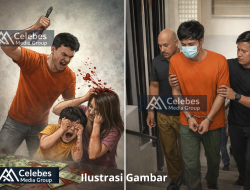 Cekcok Uang Berujung Kekerasan, Pria di Polman Bacok Istri dan Anak