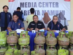Polresta Mamuju Bongkar Dugaan Penimbunan LPG Subsidi, Ratusan Tabung Diamankan