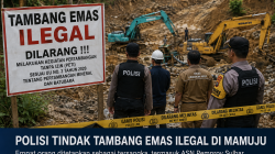 ASN Pemprov Sulbar dan Tiga Warga Resmi Jadi Tersangka Kasus Tambang Emas Ilegal di Mamuju