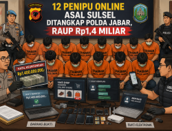 Jaringan Penipuan Online Berkedok Anggota TNI Dibongkar, 12 Warga Sidrap Jadi Tersangka